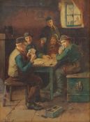 John Simpson Fraser (Scottish fl.1870-1893): A Game of Cards