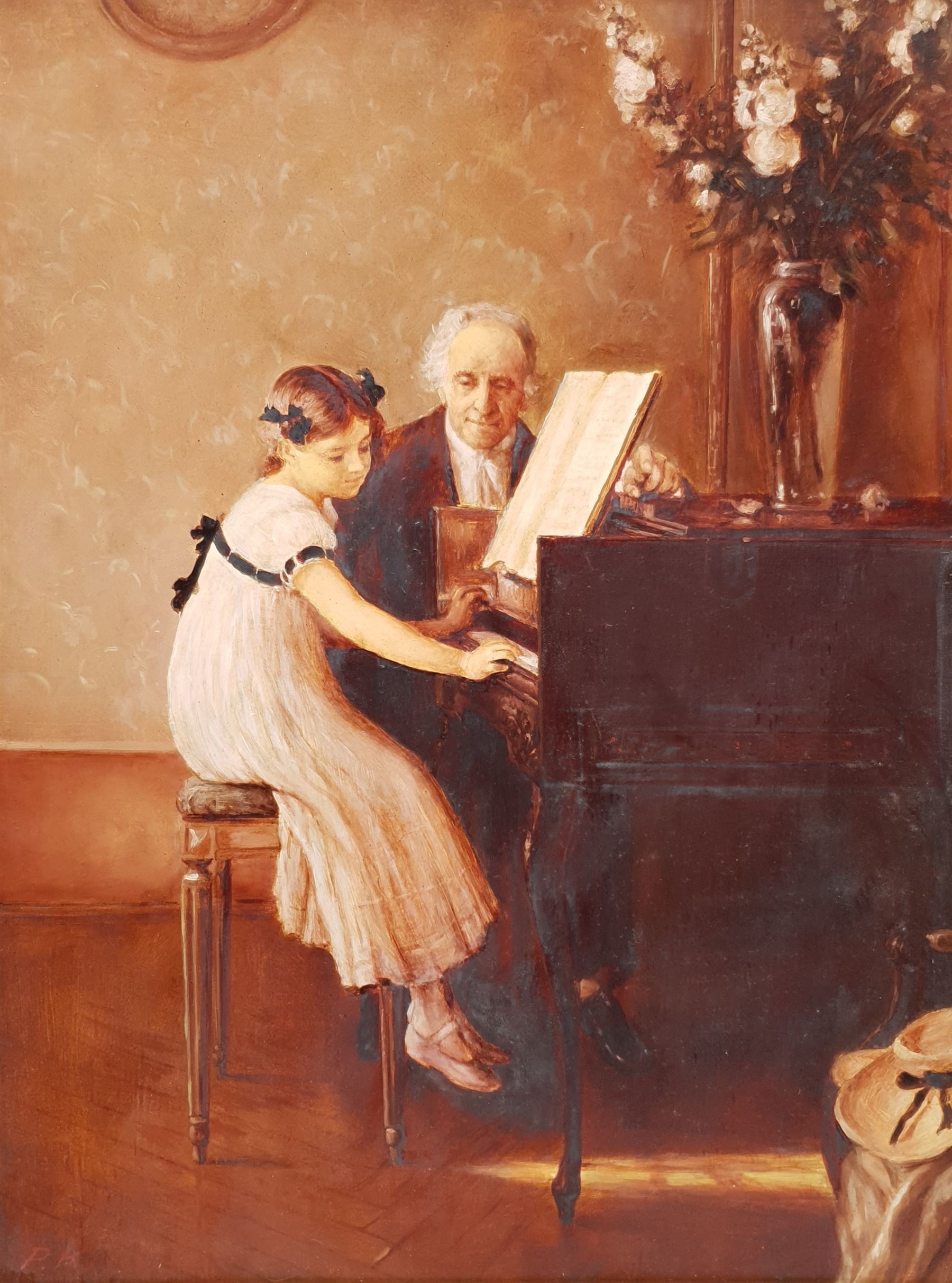 P K (English 20th century): The Music Lesson