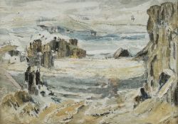 Attrib. George Wright Hall (Scottish 1895-1974): Coastal Landscape