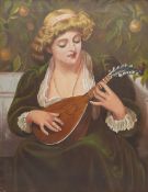 Cramp (19th century): Lady Playing a Lute
