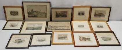 Collection of mainly 19th century engravings and lithographs of Scarborough