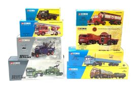 Three Corgi Heavy Haulage limited edition models - 17502 Pickford's Scammell Constructor Wrecker and