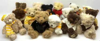 Fifteen Giorgio Beverley Hills collector's teddy bears 1996 - 2011; together with six original boxes