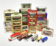 Various makers - twenty-eight die-cast models of buses by EFE (Exclusive First Editions)