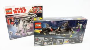 Lego - 76119 Batmobile Pursuit of the Joker; and 75201 Star Wars First Order AT-ST. Both factory sea