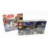 Lego - 76119 Batmobile Pursuit of the Joker; and 75201 Star Wars First Order AT-ST. Both factory sea