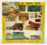 Corgi Toys Agricultural Gift Set No.5 containing Massey-Ferguson 165 Tractor with shovel and skip an