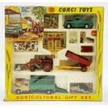 Corgi Toys Agricultural Gift Set No.5 containing Massey-Ferguson 165 Tractor with shovel and skip an