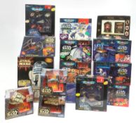 Star Wars - thirteen Galoob MicroMachines including Trilogy Gift Sets One & Two; C3PO/Cantina; Darth