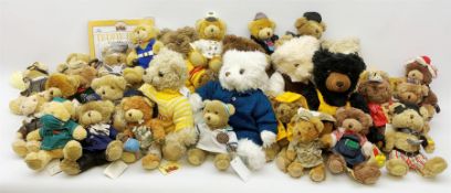 The Teddy Bear Collection - twenty-three character bears including one in factory sealed packaging (