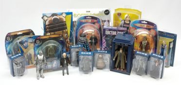 Dr. Who - eight predominantly unopened carded and blister packed action figures including 1st
