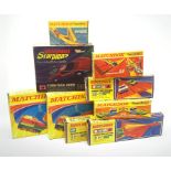 Collection of Matchbox Superfast track comprising two x SF-17 Slipstream curves