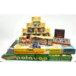 1970s Corgi Magic Roundabout Playground No.853; 1960s Bock Finland Pola600 table top football game;