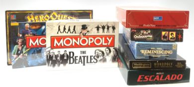 Chad Valley Escalado game; and seven other board games including Beatles Monopoly