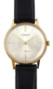 Le Cheminant Incabloc 9ct gold gentleman's manual wind wristwatch