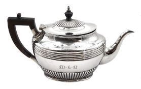 Victorian silver teapot by Henry Stratford