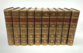 Chamber's Encyclopaedia. 1895. New Edition. Ten volumes. Uniformly bound in green half leather with