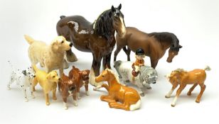 A group of Beswick figures