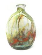 Sam Herman (Mexican b. 1936): art glass vase of slightly irregular ovoid form