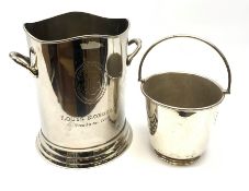 Contemporary plated Champagne bucket