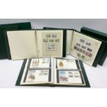 Three albums containing Isle of Man mint stamps including some miniature sheets etc and various Isle
