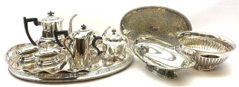 A group of silver plate