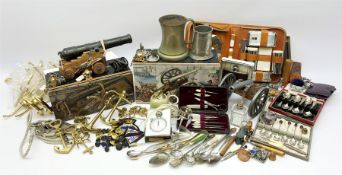 A group of assorted collectables