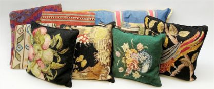 A collection of cushions