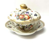 19th century Meissen tureen with cover and stand