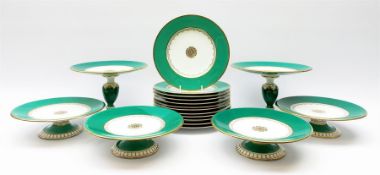 A Victorian dessert service