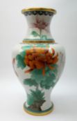 A Chinese cloisonn� vase