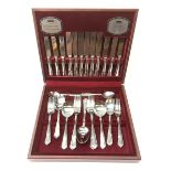 Viners Dubarry Classic stainless steel 43 piece canteen