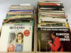 A large collection of Vinyl records