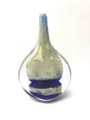 Mdina faceted glass 'Lollipop' vase