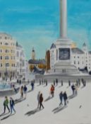 Gary Haigh (Northern British Contemporary): 'Sunlight Trafalgar Square'