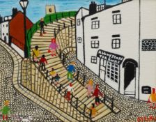 Barry Stokes (Northern British Contemporary): 199 Steps Whitby