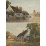 James W Milliken (British 1887-1930): 'Chipping Campden' and 'Afternoon Oglet'