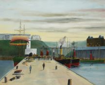 Robert Sheader (British 20th century): On Scarborough Pier