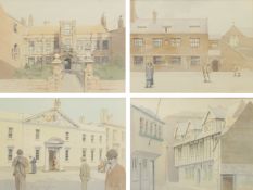 Roger Davies (British 1945-): 'Wilberforce House' 'The Old Grammar School' 'Trinity House School' an