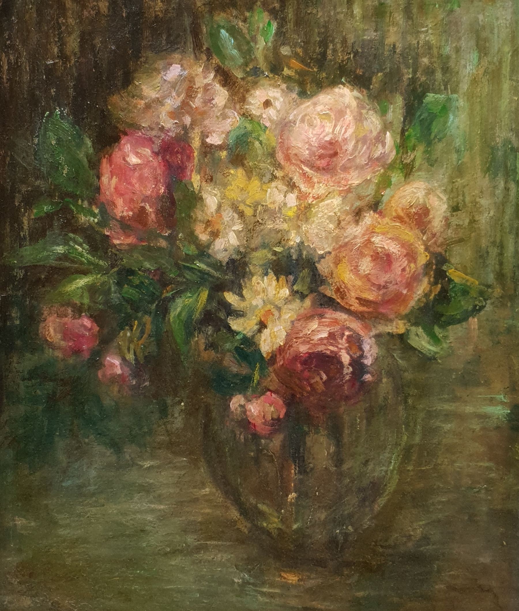J Mollbeau (Early 20th century): Still Life of Flowers - Image 2 of 8