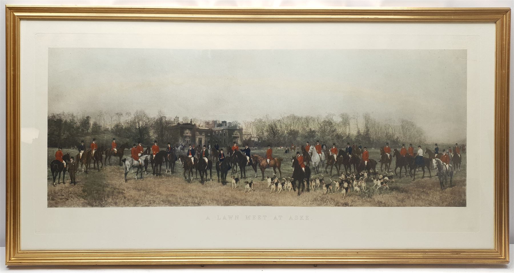 After Heywood Hardy (British 1842-1933): 'A Lawn Meet at Aske' - Image 3 of 6