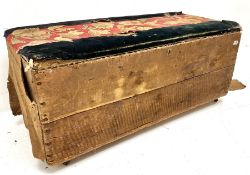 19th century upholstered blanket box