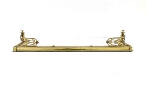 Brass fire guard