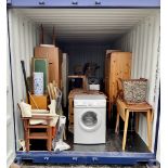 Container Contents Auction - entire container contents to include a dresser