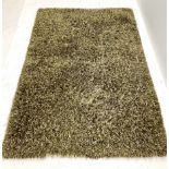 Bronze shagpile rug