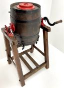 R A Lister & Co LTD revolving metal and wooden butter churn