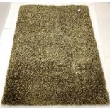 Bronze shagpile rug