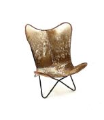 Cowhide Slung Chair