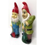 Two various garden Gnomes