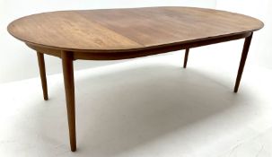 Heals teak extending dining table with two leaves